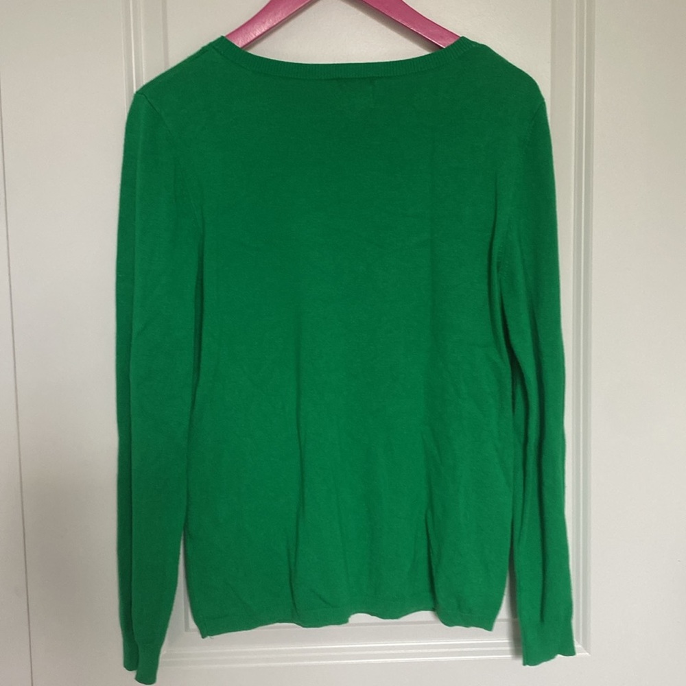 Ruby Rd. Sweater with beaded flowers - Picture 2 of 6